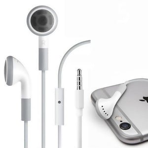 Stereo 3.5mm jack Headset Earphone Volume Control & Mic for iPhone 6 6s 5 5S 4 4S 3GS iPod ipad 2 3 Handfree Headphone Earbuds