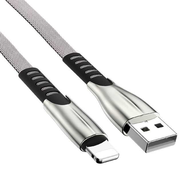1m 2m 3m 3A Fast Charger USB Cable For iPhone 11 Pro Xs Max XR X 8 7 6 s 6s Plus 5s iPad Origin Mobile Phone Accessory Long Wire