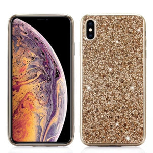 Luxury glitter bling lady back cover case for iphone 7 8 Plus Xs Max XR 11Pro Max galaxy note10 S8 S9 S10 Plus note 8 9 CKHB-FG