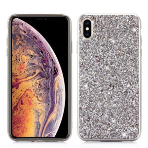 Luxury glitter bling lady back cover case for iphone 7 8 Plus Xs Max XR 11Pro Max galaxy note10 S8 S9 S10 Plus note 8 9 CKHB-FG