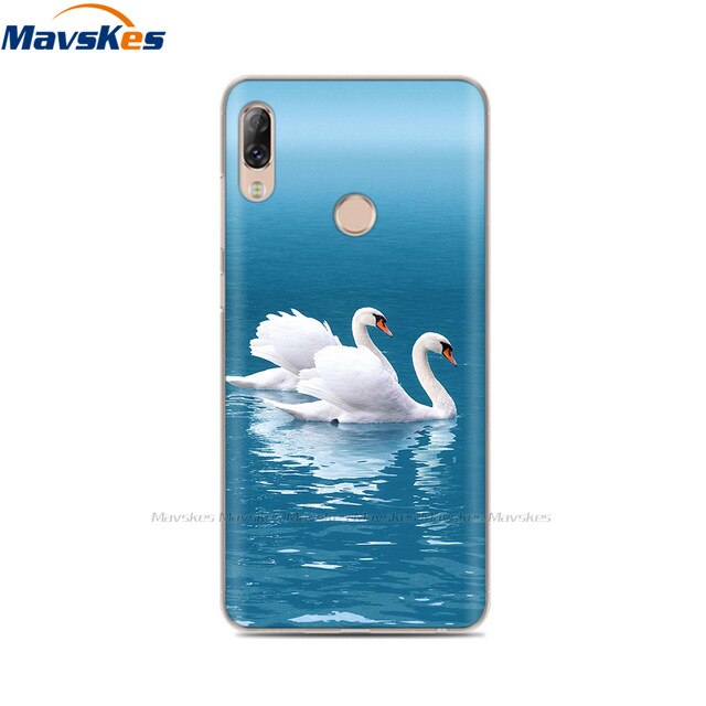 Soft TPU Case For Lenovo K5 Pro Case Back Cover Lady Painting Case Floral Phone Cases For Lenovo K 5 PRO Flower Cute Cat Coque