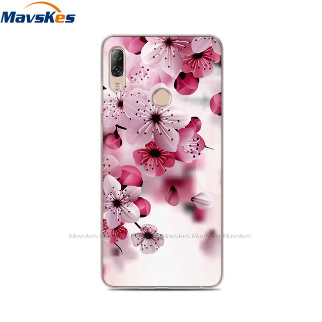 Soft TPU Case For Lenovo K5 Pro Case Back Cover Lady Painting Case Floral Phone Cases For Lenovo K 5 PRO Flower Cute Cat Coque