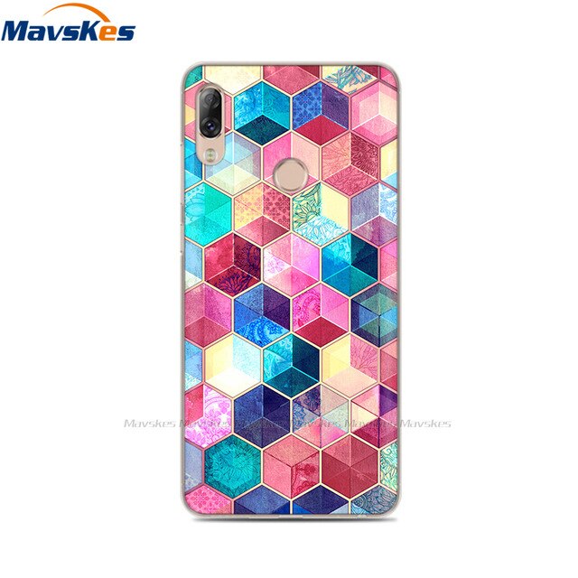 Soft TPU Case For Lenovo K5 Pro Case Back Cover Lady Painting Case Floral Phone Cases For Lenovo K 5 PRO Flower Cute Cat Coque