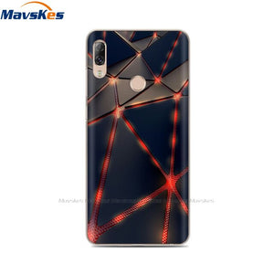Soft TPU Case For Lenovo K5 Pro Case Back Cover Lady Painting Case Floral Phone Cases For Lenovo K 5 PRO Flower Cute Cat Coque