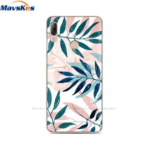 Soft TPU Case For Lenovo K5 Pro Case Back Cover Lady Painting Case Floral Phone Cases For Lenovo K 5 PRO Flower Cute Cat Coque
