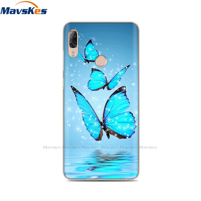 Soft TPU Case For Lenovo K5 Pro Case Back Cover Lady Painting Case Floral Phone Cases For Lenovo K 5 PRO Flower Cute Cat Coque