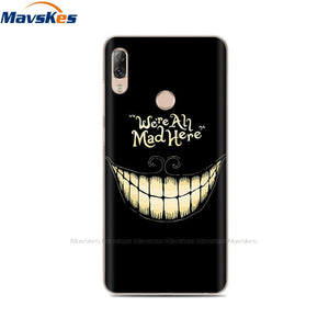 Soft TPU Case For Lenovo K5 Pro Case Back Cover Lady Painting Case Floral Phone Cases For Lenovo K 5 PRO Flower Cute Cat Coque