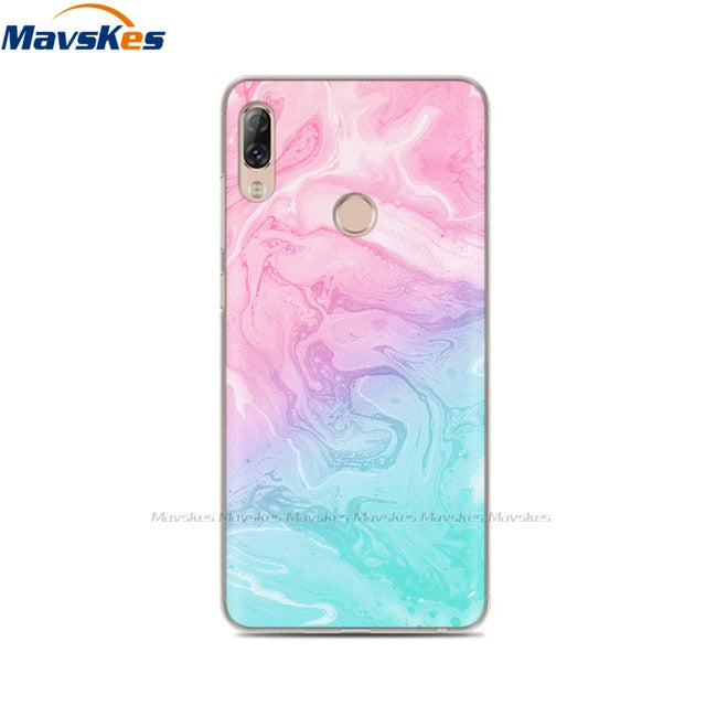 Soft TPU Case For Lenovo K5 Pro Case Back Cover Lady Painting Case Floral Phone Cases For Lenovo K 5 PRO Flower Cute Cat Coque