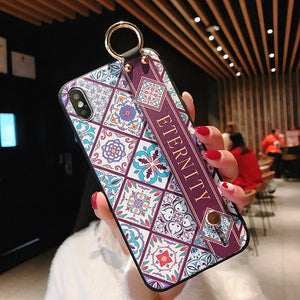 beautiful Wrist Phone Case For Samsung Galaxy S20 Plus Ultra S10 S9 S8 Note 10 9 8 A30S A40 A50S A51 A60 A70 A7 A71 M40S Cover