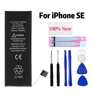 Orignial Mobile Phone Battery For iPhone 6S 6 5 SE 5S 7 Replacement Batterie 0 Cycle Battery For iPhone 6S Tool Sticker Case