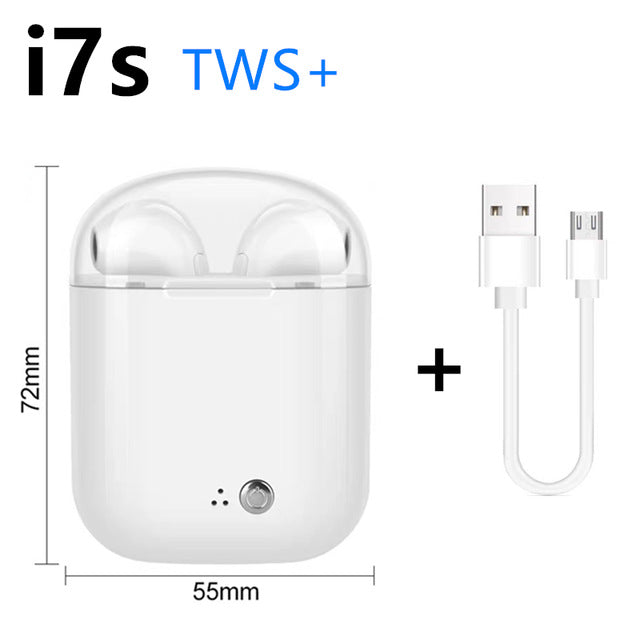 i7s TWS 5.0 Bluetooth earphone HIFI sound Wireless Headphones Stereo sports headphones Handfree gaming headset for xiaomi huawei