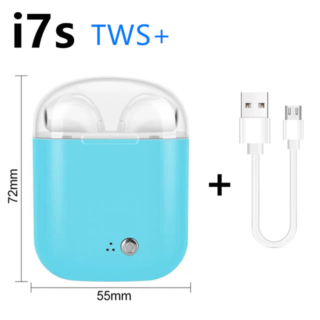 i7s TWS 5.0 Bluetooth earphone HIFI sound Wireless Headphones Stereo sports headphones Handfree gaming headset for xiaomi huawei
