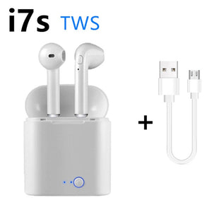 i7s TWS 5.0 Bluetooth earphone HIFI sound Wireless Headphones Stereo sports headphones Handfree gaming headset for xiaomi huawei