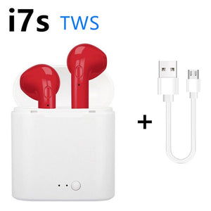 i7s TWS 5.0 Bluetooth earphone HIFI sound Wireless Headphones Stereo sports headphones Handfree gaming headset for xiaomi huawei