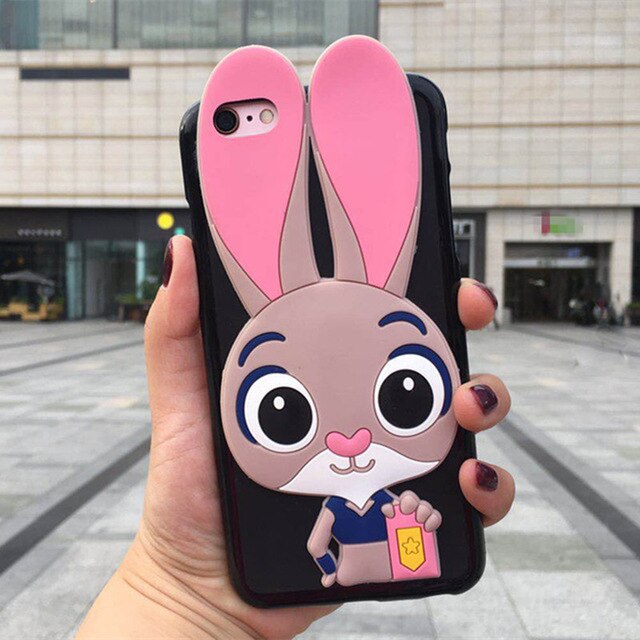 Cartoon Rabbit Phone Cases for LG G2 G3 G4 Note Mini Beat G3S G Stylo Stylus G4S G4C G5 G6 G7 Magna Pink Lady Back Cover Case