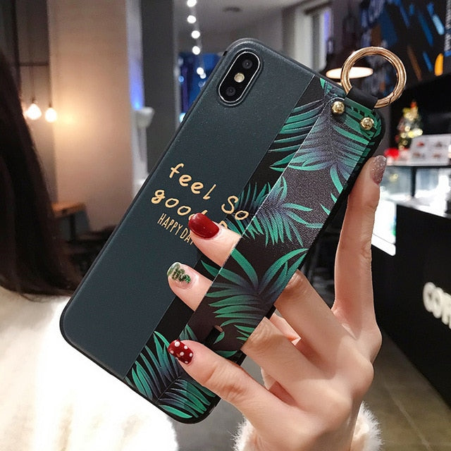 beautiful Wrist Phone Case For Samsung Galaxy S20 Plus Ultra S10 S9 S8 Note 10 9 8 A30S A40 A50S A51 A60 A70 A7 A71 M40S Cover