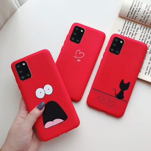For Samsung Galaxy A31 Case For Samsung A31 Capas Bumper Silicone Soft Back TPU Phone Cases For Fundas Samsung Galaxy A31 Cover