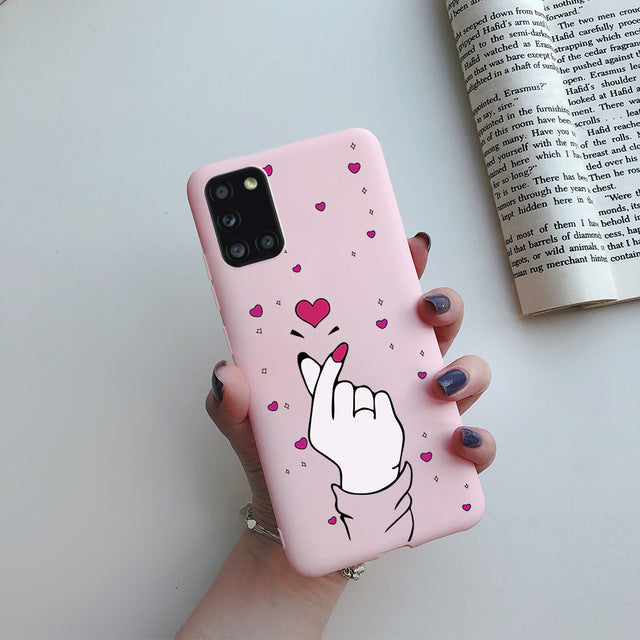For Samsung Galaxy A31 Case For Samsung A31 Capas Bumper Silicone Soft Back TPU Phone Cases For Fundas Samsung Galaxy A31 Cover