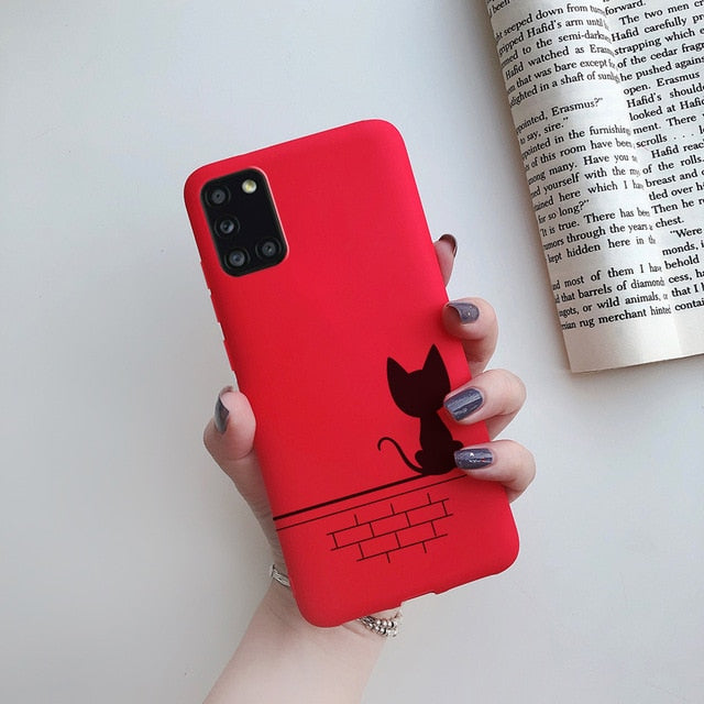 For Samsung Galaxy A31 Case For Samsung A31 Capas Bumper Silicone Soft Back TPU Phone Cases For Fundas Samsung Galaxy A31 Cover