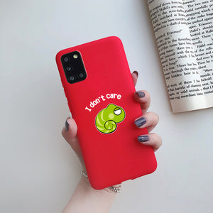 For Samsung Galaxy A31 Case For Samsung A31 Capas Bumper Silicone Soft Back TPU Phone Cases For Fundas Samsung Galaxy A31 Cover