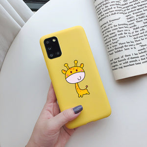 For Samsung Galaxy A31 Case For Samsung A31 Capas Bumper Silicone Soft Back TPU Phone Cases For Fundas Samsung Galaxy A31 Cover