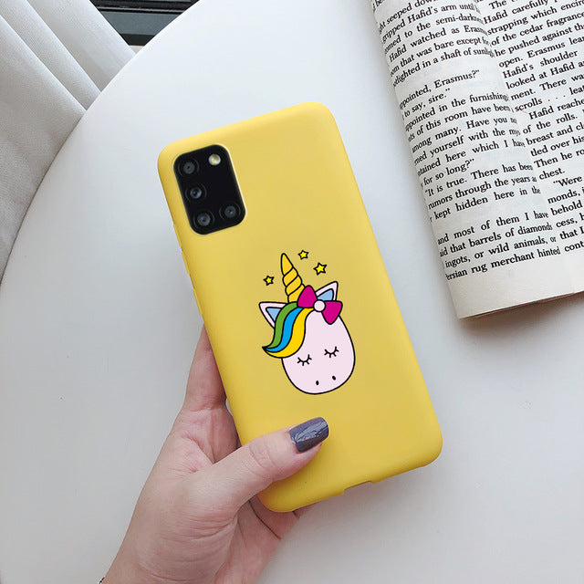 For Samsung Galaxy A31 Case For Samsung A31 Capas Bumper Silicone Soft Back TPU Phone Cases For Fundas Samsung Galaxy A31 Cover