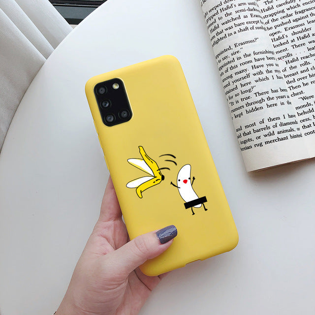 For Samsung Galaxy A31 Case For Samsung A31 Capas Bumper Silicone Soft Back TPU Phone Cases For Fundas Samsung Galaxy A31 Cover
