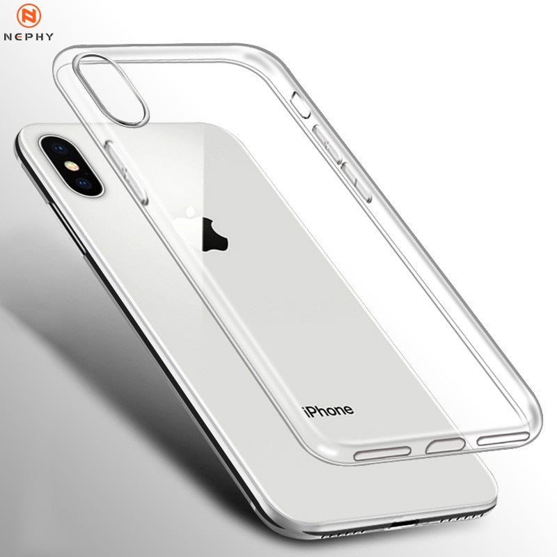Clear Silicone Soft Case For iPhone XS Max XR X 11 pro Coque 7 8 Plus 6 S 6S 4 4S 5 5S 5SE 6Plus 7Plus 8Plus Back Cover TPU Etui