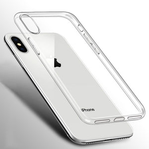 Clear Silicone Soft Case For iPhone XS Max XR X 11 pro Coque 7 8 Plus 6 S 6S 4 4S 5 5S 5SE 6Plus 7Plus 8Plus Back Cover TPU Etui