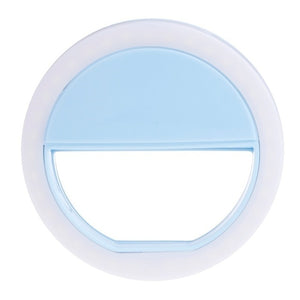 RK12 Selfie Led Ring Light Portable Mobile Selfie Lamp for Iphone Clip Lampe Selfi Telephone Lampa Na Telefon Lens Photography