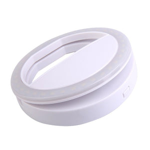 RK12 Selfie Led Ring Light Portable Mobile Selfie Lamp for Iphone Clip Lampe Selfi Telephone Lampa Na Telefon Lens Photography