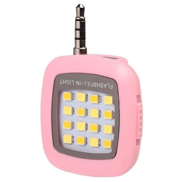 RK12 Selfie Led Ring Light Portable Mobile Selfie Lamp for Iphone Clip Lampe Selfi Telephone Lampa Na Telefon Lens Photography