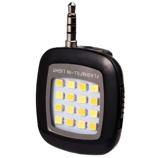 RK12 Selfie Led Ring Light Portable Mobile Selfie Lamp for Iphone Clip Lampe Selfi Telephone Lampa Na Telefon Lens Photography