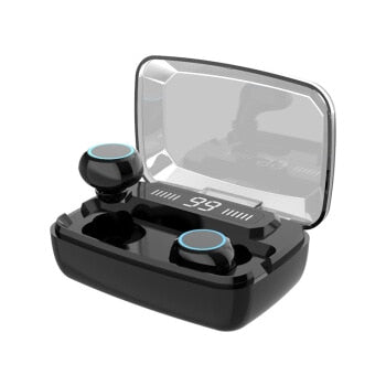 Wireless Earphones Bluetooth V5.0 TWS Wireless Bluetooth Headphones LED Display With 3300mAh Power Bank Headsets With Microphone