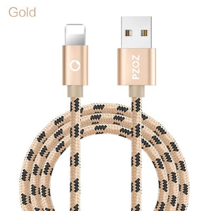 PZOZ Usb Cable For iphone cable 11 pro max Xs Xr X SE 2 8 7 6 plus 6s 5s ipad air mini 4 fast charging cables For iphone charger
