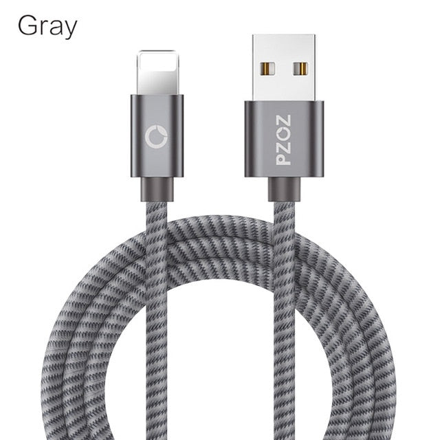 PZOZ Usb Cable For iphone cable 11 pro max Xs Xr X SE 2 8 7 6 plus 6s 5s ipad air mini 4 fast charging cables For iphone charger
