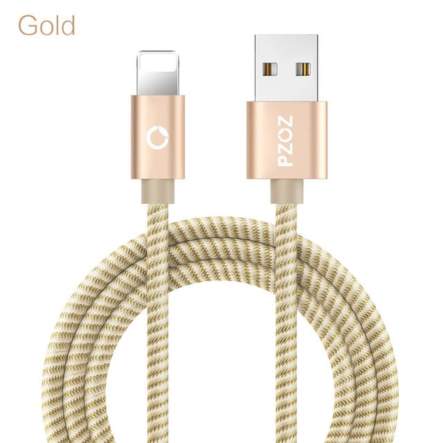 PZOZ Usb Cable For iphone cable 11 pro max Xs Xr X SE 2 8 7 6 plus 6s 5s ipad air mini 4 fast charging cables For iphone charger