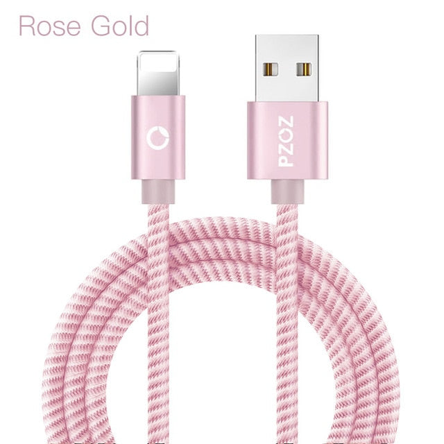 PZOZ Usb Cable For iphone cable 11 pro max Xs Xr X SE 2 8 7 6 plus 6s 5s ipad air mini 4 fast charging cables For iphone charger