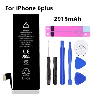 New 100% AAA Grade Phone battery For iPhone SE 5S 5C 6 6S battery 6 7 8 Plus X XS XR XS Max Replacement built-in lithium battery