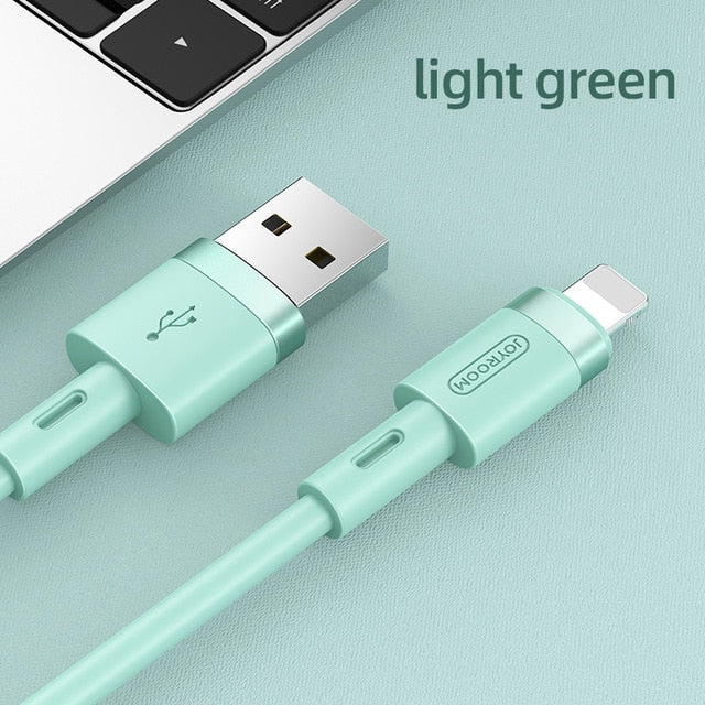 Charger For iPhone 11 Pro Max X XR XS 8 7 6 6s 5 5s iPad Cord for Charging Charger Cable Liquid Silicone Cable For iPhone Cable