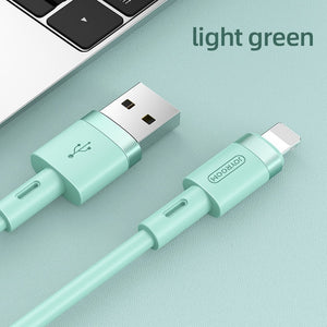 Charger For iPhone 11 Pro Max X XR XS 8 7 6 6s 5 5s iPad Cord for Charging Charger Cable Liquid Silicone Cable For iPhone Cable