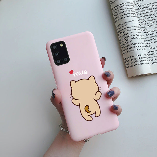 For Samsung Galaxy A31 Case For Samsung A31 Capas Bumper Silicone Soft Back TPU Phone Cases For Fundas Samsung Galaxy A31 Cover