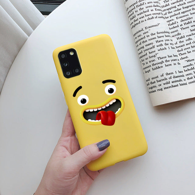 For Samsung Galaxy A31 Case For Samsung A31 Capas Bumper Silicone Soft Back TPU Phone Cases For Fundas Samsung Galaxy A31 Cover