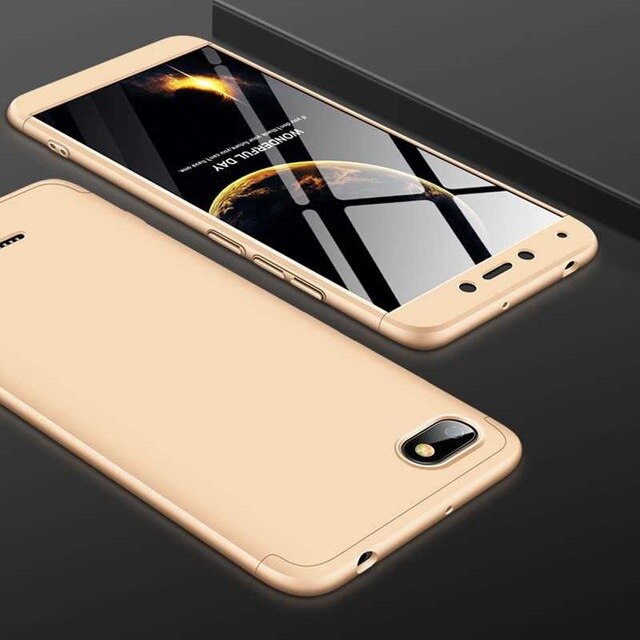 Mokoemi Fashion 360 Full Protection Armor 5.45"For Xiaomi Redmi 6a Case For Xiaomi Redmi 6a Cell Phone Case Cover