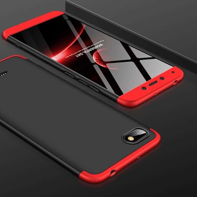 Mokoemi Fashion 360 Full Protection Armor 5.45"For Xiaomi Redmi 6a Case For Xiaomi Redmi 6a Cell Phone Case Cover