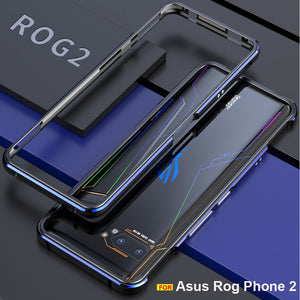For Asus Rog 2 ZS660KL case Original Luxury Glossy Aluminum alloy bumper for Asus Rog2 ROG II ZS660KL cover Rog phone 2 cases