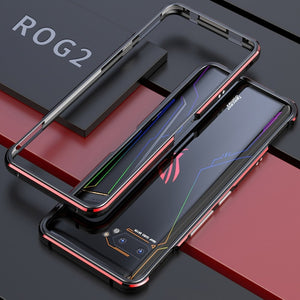 For Asus Rog 2 ZS660KL case Original Luxury Glossy Aluminum alloy bumper for Asus Rog2 ROG II ZS660KL cover Rog phone 2 cases