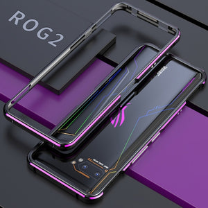 For Asus Rog 2 ZS660KL case Original Luxury Glossy Aluminum alloy bumper for Asus Rog2 ROG II ZS660KL cover Rog phone 2 cases