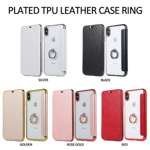 Ring clasp plating holster Phone case  For iPhone 5G 6G 7G 6P 7P X XSMAX XR 11 11PRO 11PROMAX case