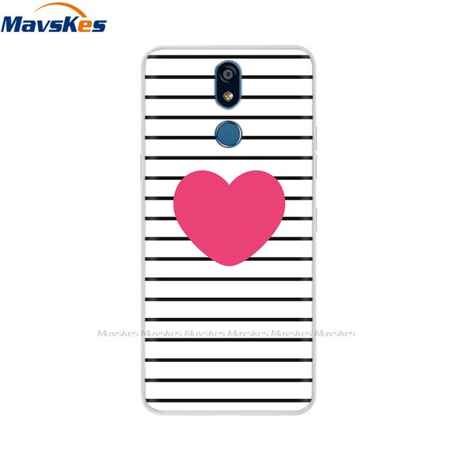 For LG K40 K 40 Case 2019 Cartoon Fashion Silicone Soft TPU Back Cover Coque For LG K40 Phone Cases Cute Flower Cat Lady Fundas